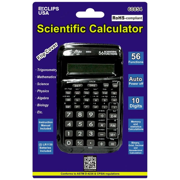 Scientific Calculators - 56 Function 10 Digits 2
