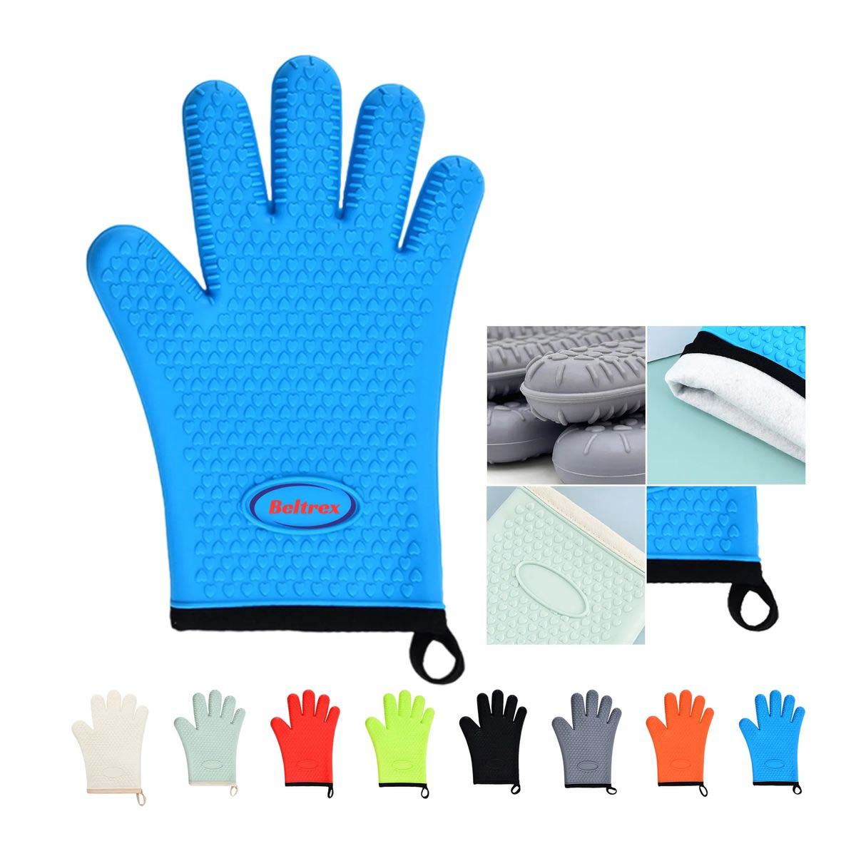 Waterproof Silicone Gloves for Microwave and BBQ 9