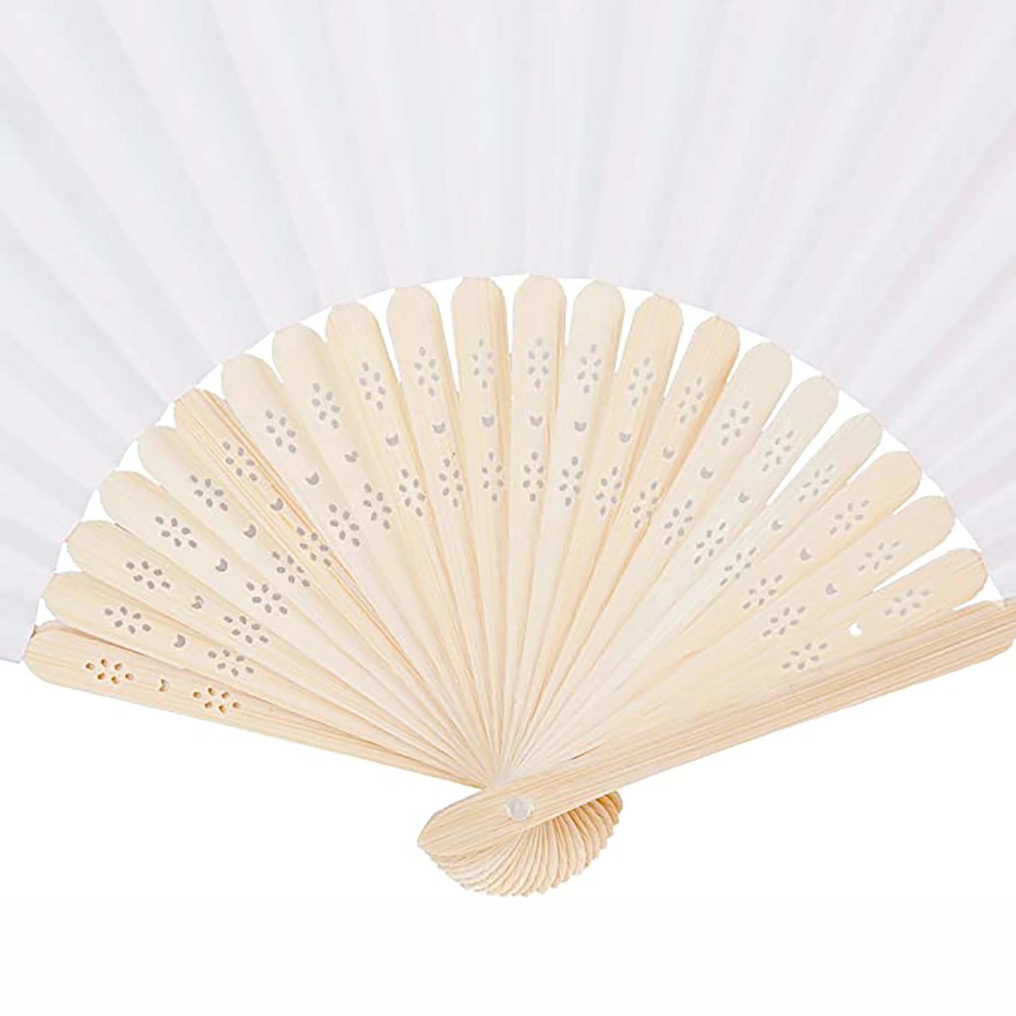 Bamboo Folding Paper Fans 4