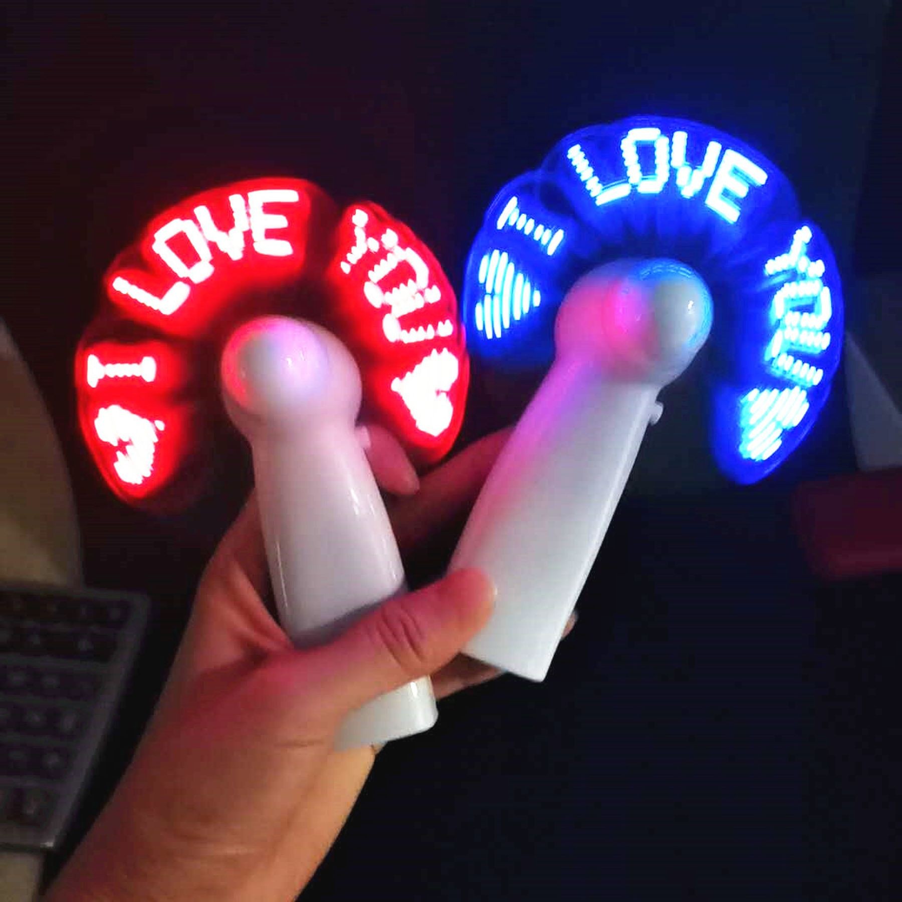 Pre-Programmed Mini Led Flash Fan 11