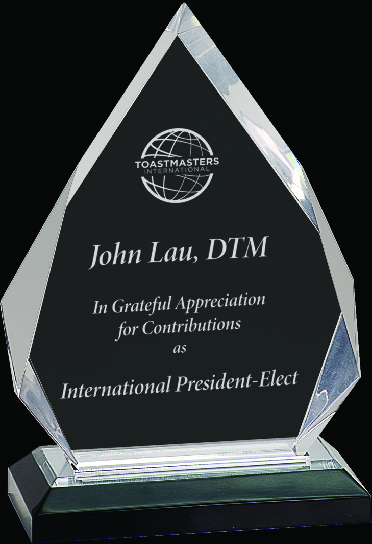 Impress Diamond Acrylic Award 1