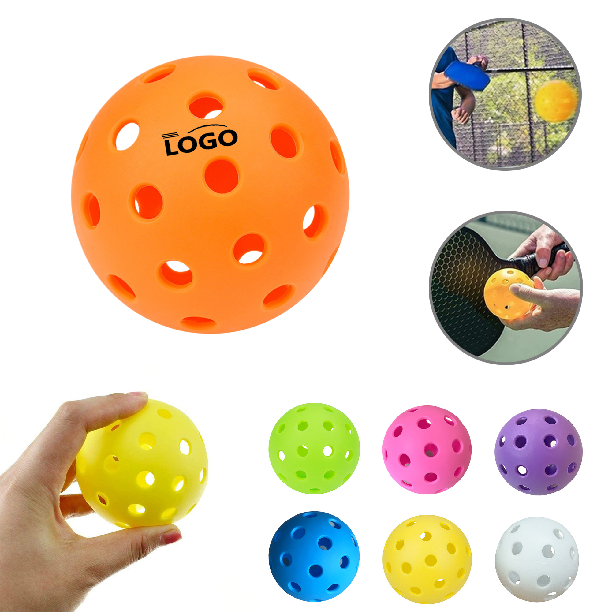 MOQ50 TPE 26/40 Hole Pickleball Pack 4