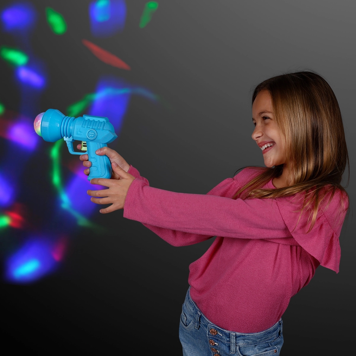 Space Gun Cool Light Toy, LED Projecting 3