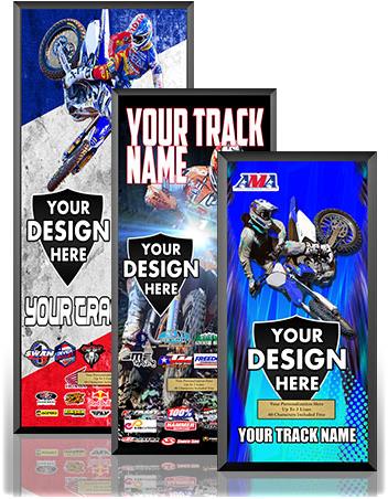 Plaque: 12x48 (Black Matte) w/Custom Design High 1
