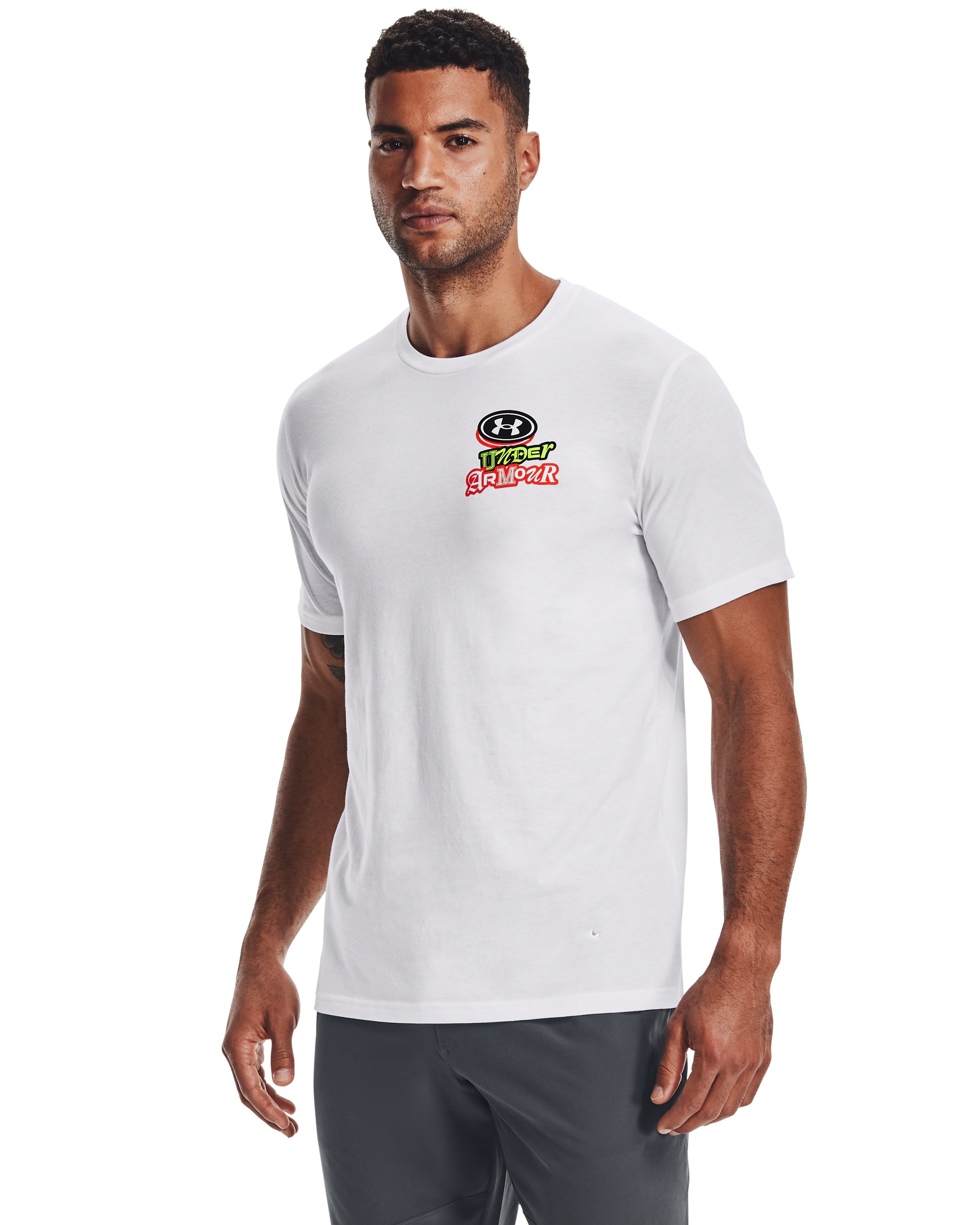 UA Sticker Campus Men's Short Sleeve 2