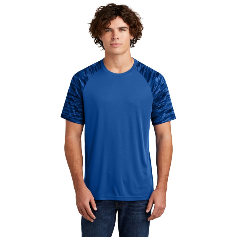 Sport-Tek Drift Camo Colorblock Tee 9