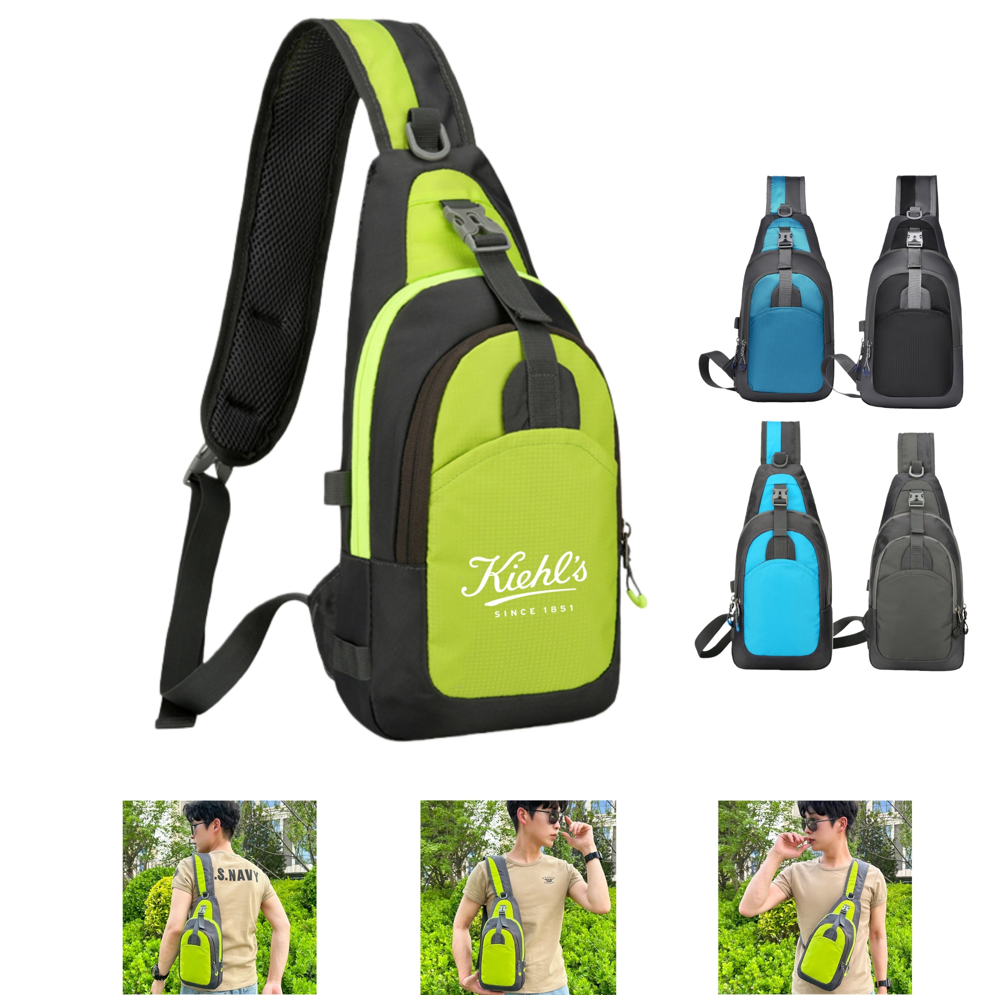 Travel Chest Crossbody Sling Backpack 6