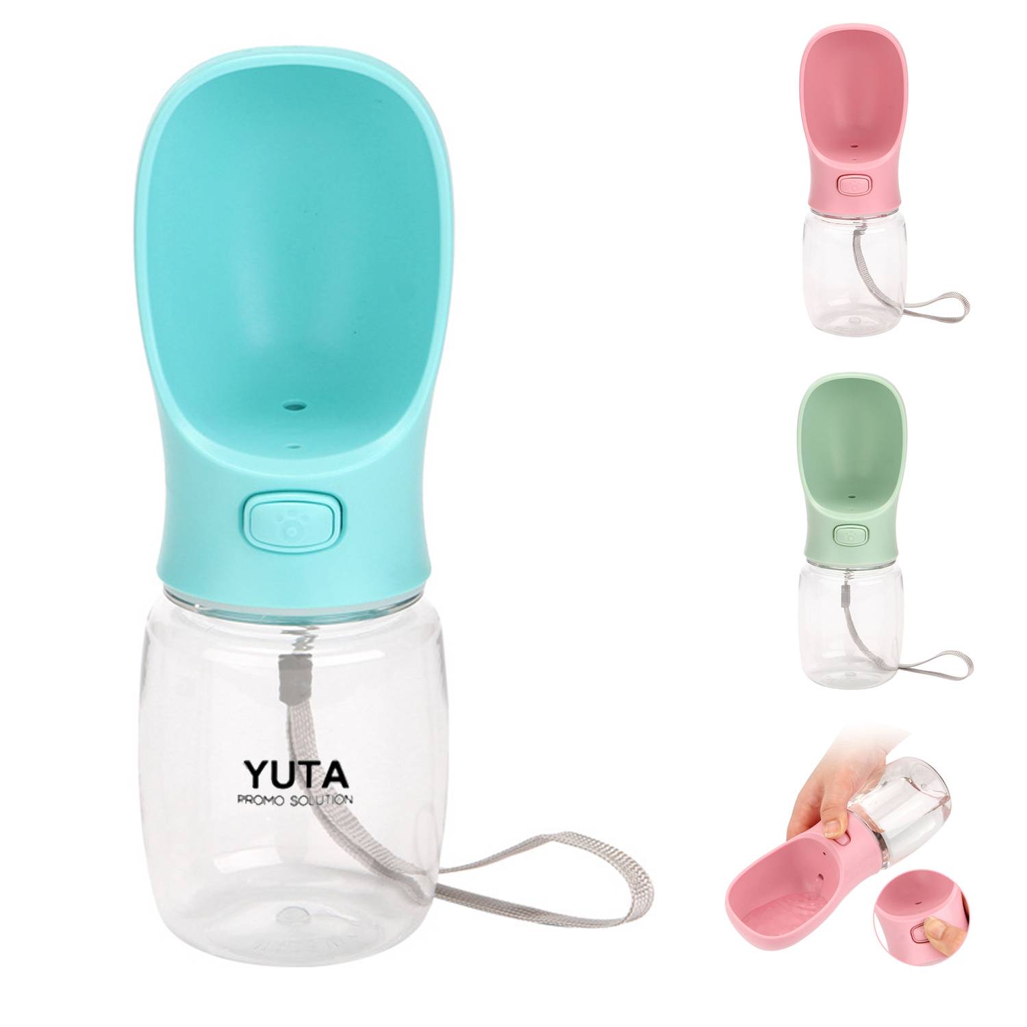 10oz Portable Pet Water Bottle for Outdoor