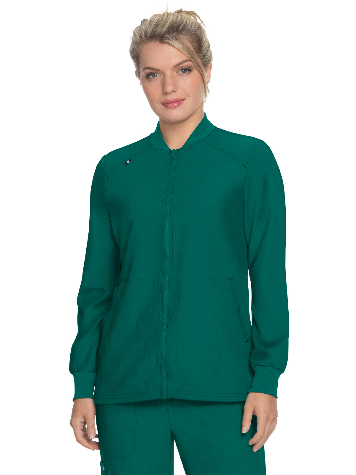 koi - Next Gen - Women's Four-Pocket Zipper Front Stretch Always in Motion Jacket 22