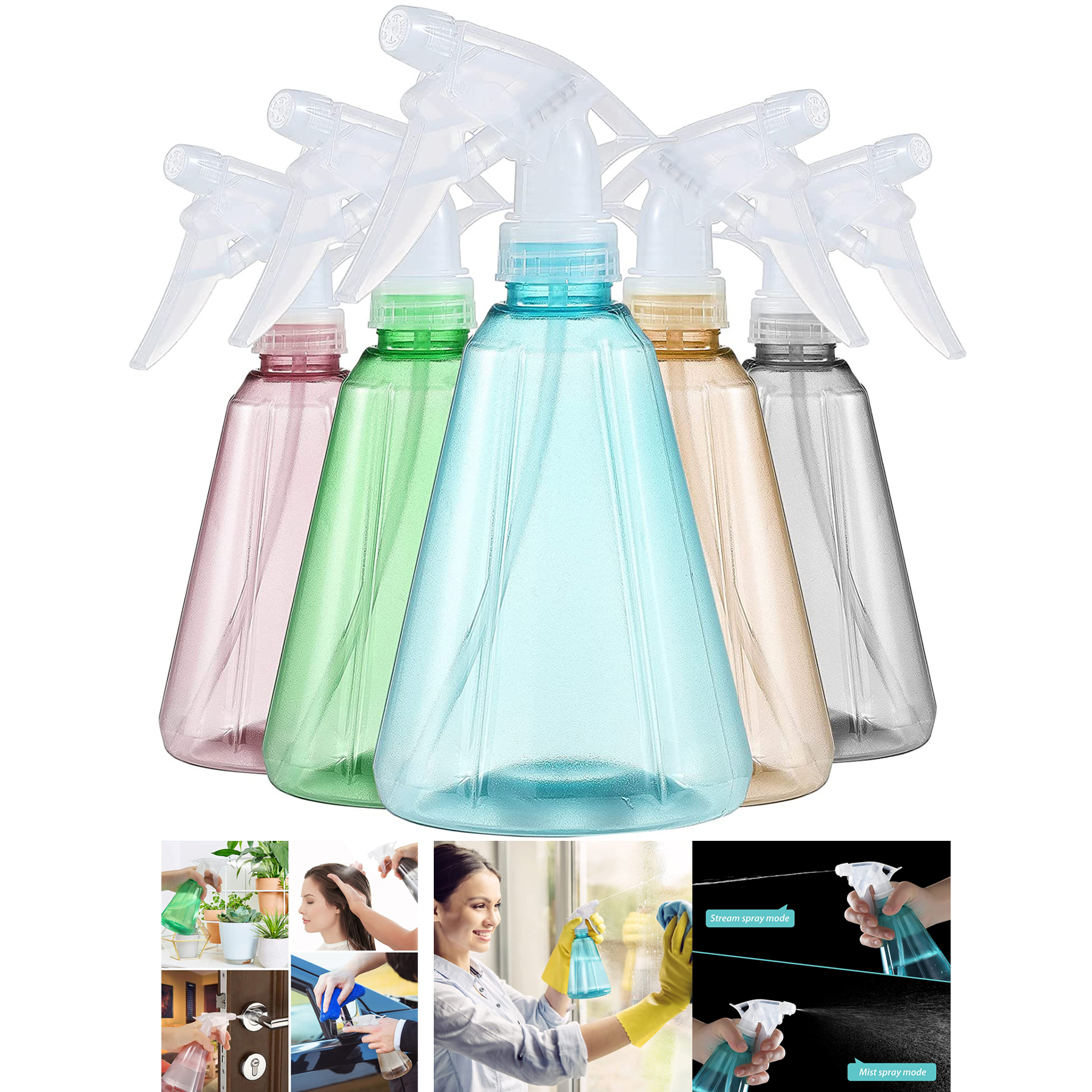 17 oz Adjustable Empty Plastic Storage Container