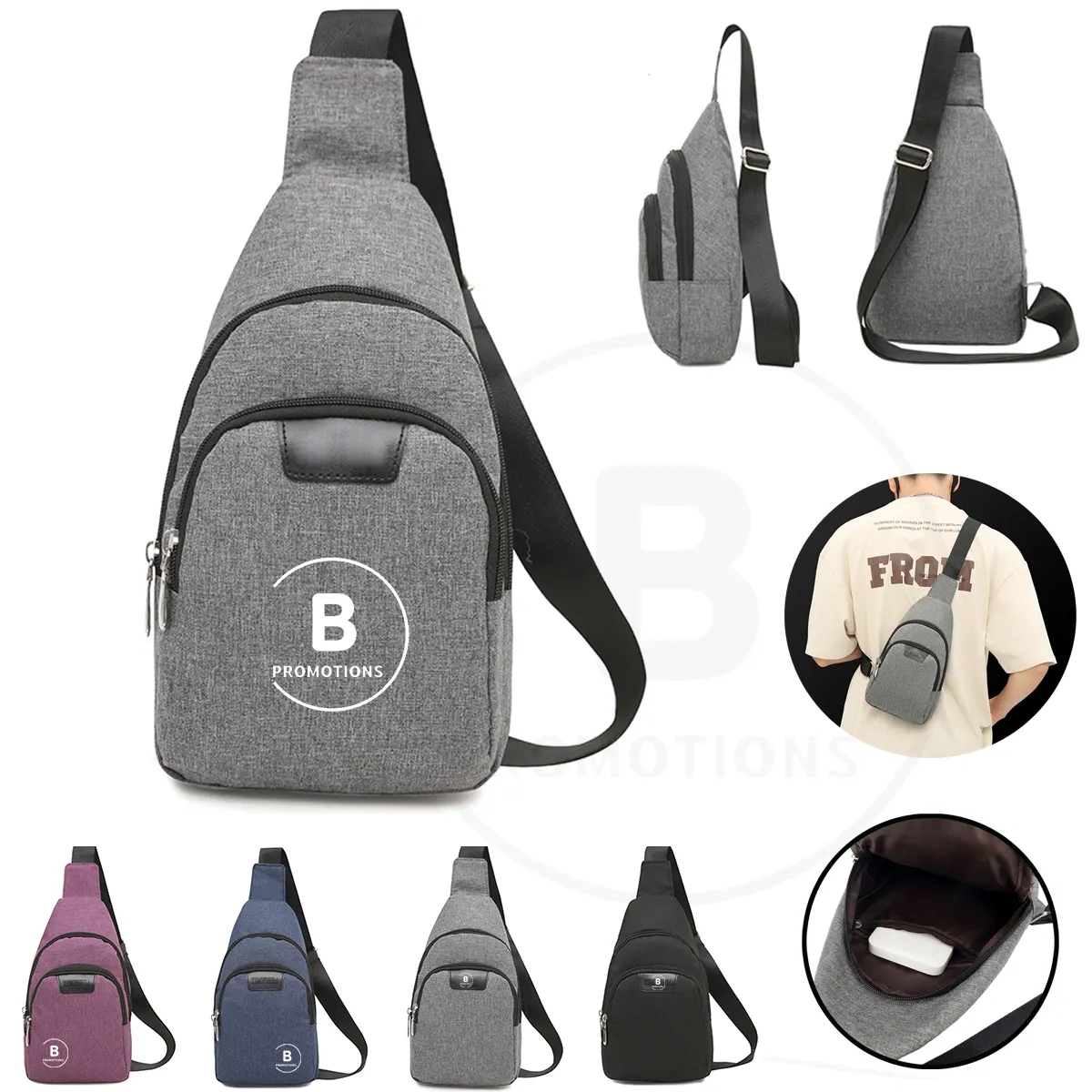 Multipurpose Crossbody Travel Sling Backpack 2