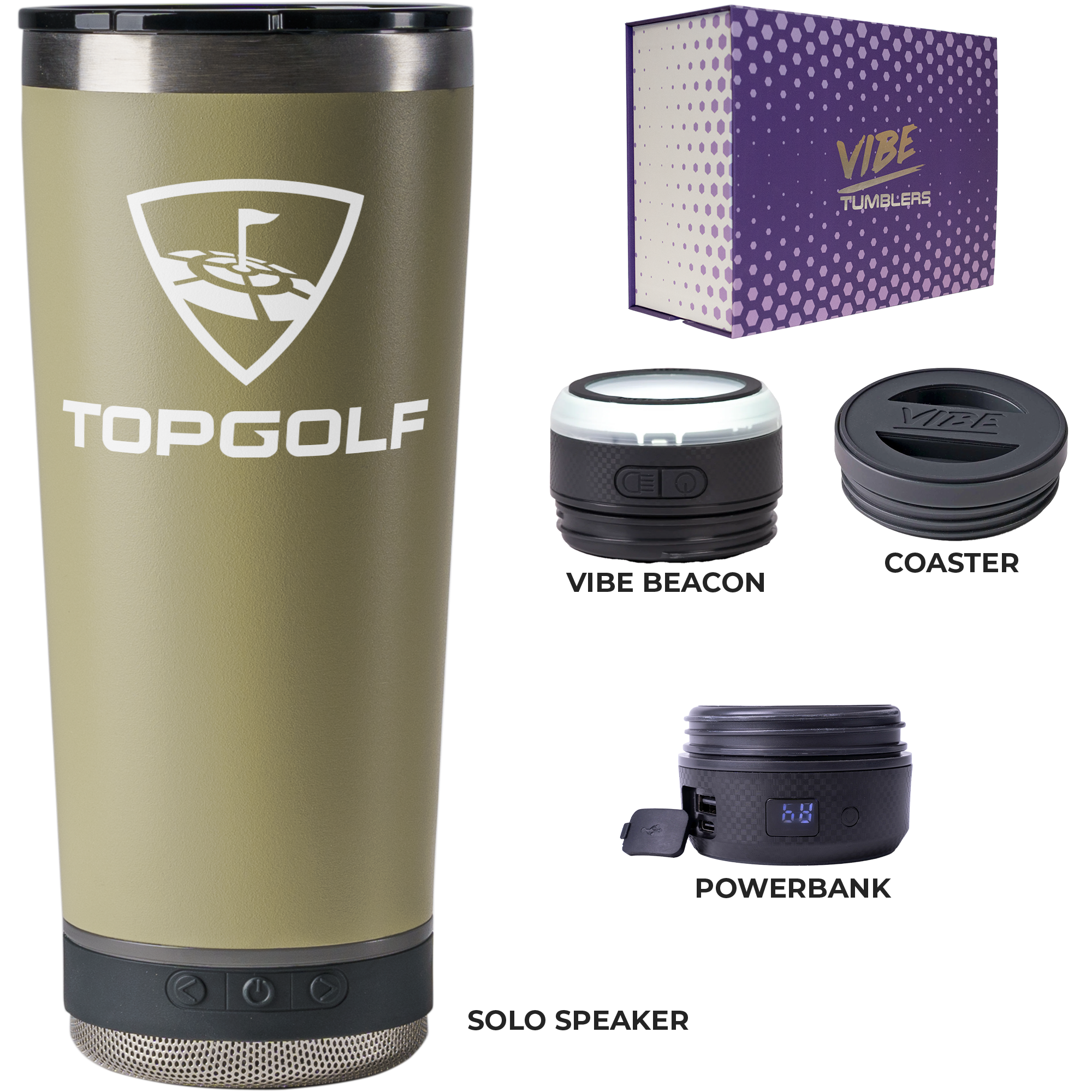 Go Caddy Vibe 18 oz Tumbler Kit 1