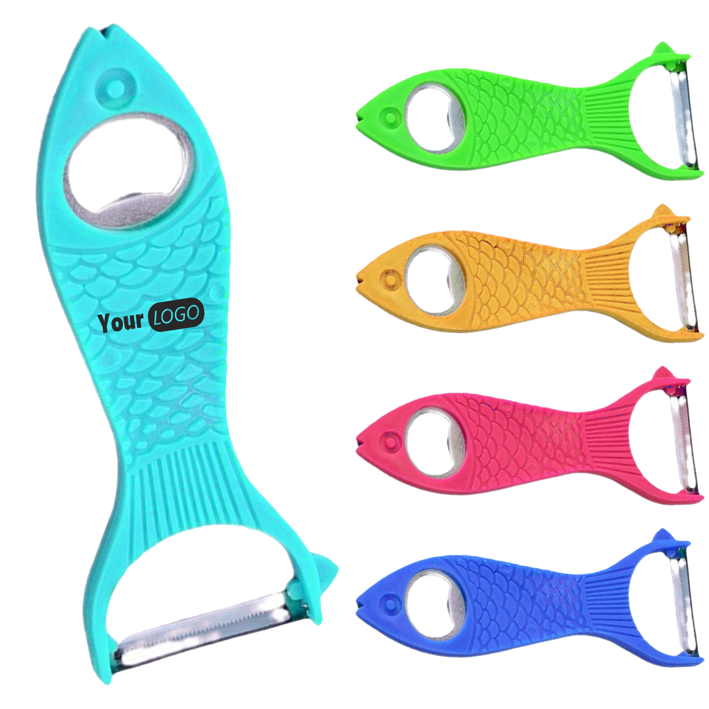 Plastic Multifunctional Fish Peeler And Bottle Opener For Home And Outdoor Use 2