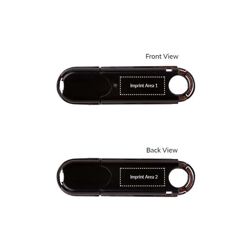 Rectangular LED USB Flash Drive 1