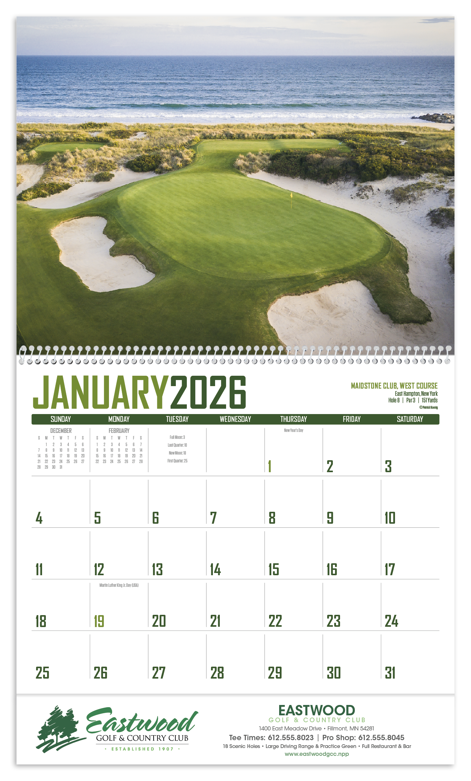 Triumph® Calendars Golf Calendar 6