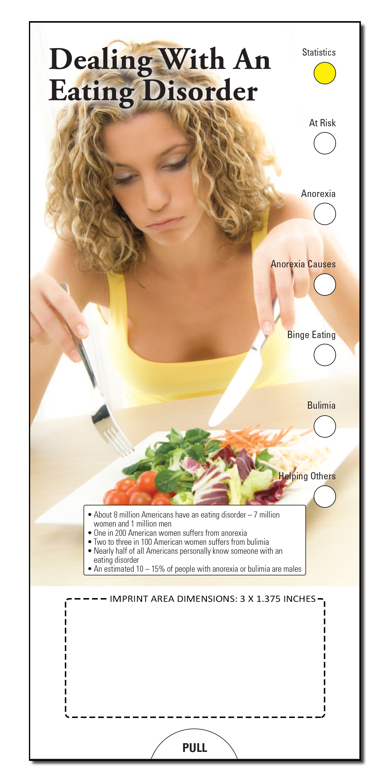 SLIDE CHART - Dealing With An Eating Disorder Slide Chart 2