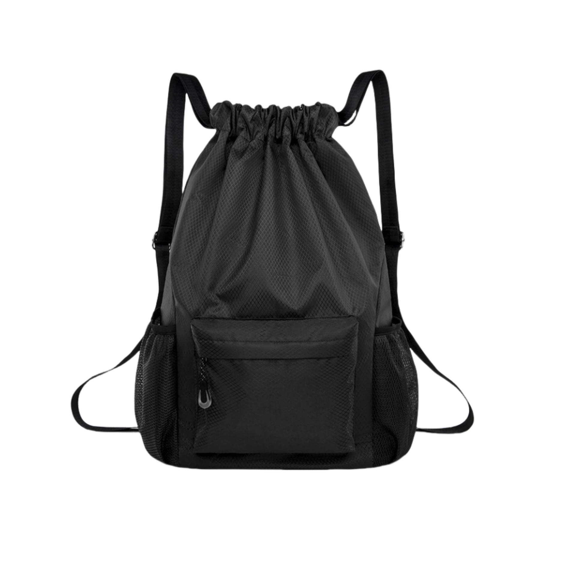Waterproof Drawstring Backpack with Water Bottle Holder 6