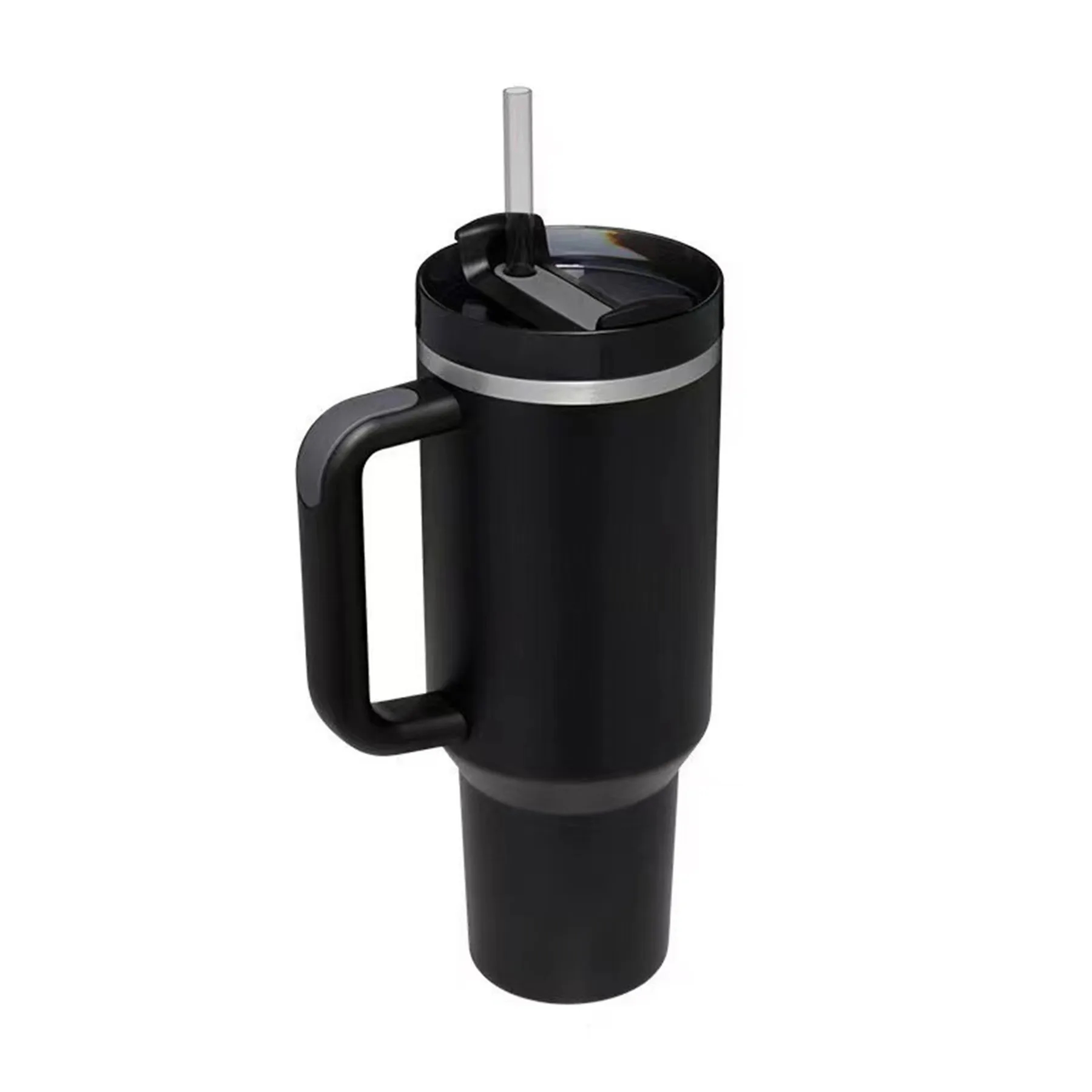 40 Oz. Insulated Travel Tumbler with Handle and Straw 7