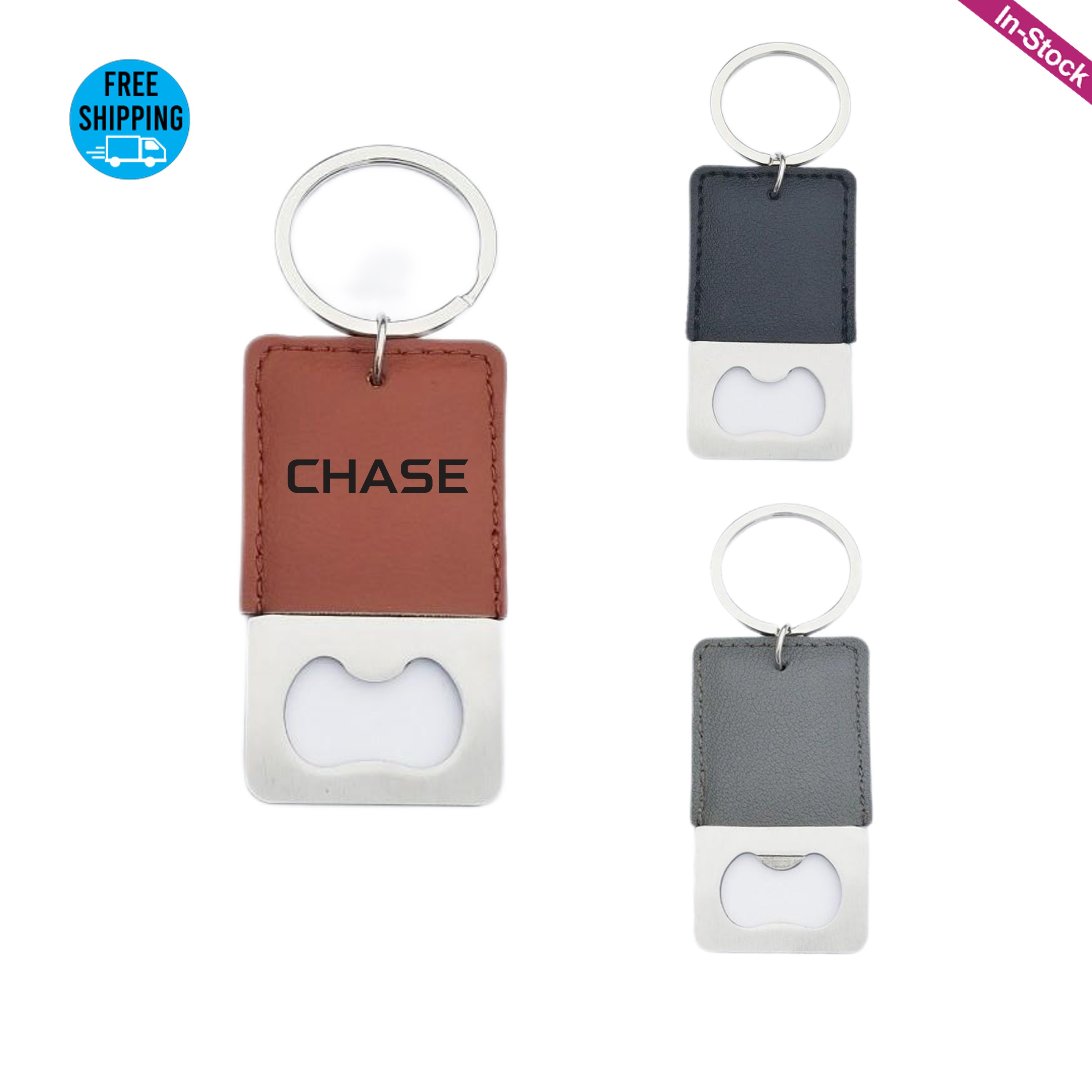 Stainless Steel Bottle Opener Keychain 1