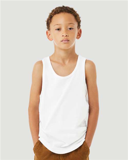 Youth Heather CVC Tank - 3480YCVC 19
