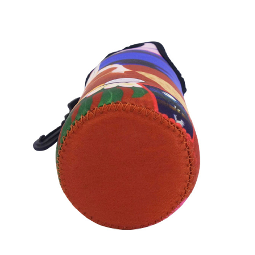 Neoprene Water Bottle Sleeve Coolie w/Strap, custom koozie with logo imprint 2