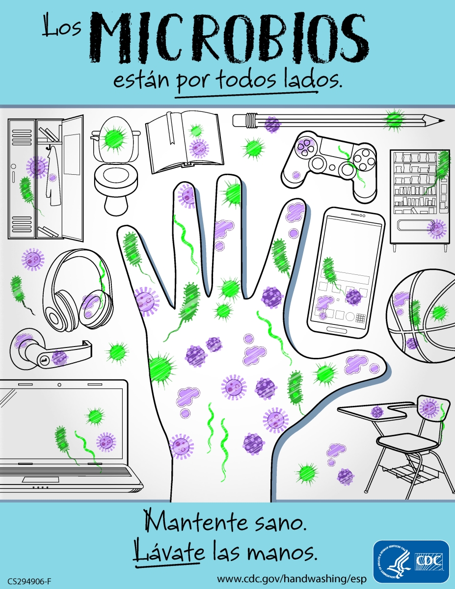 CDC approved Stock Posters | Hand washing series (8.5x11) 11