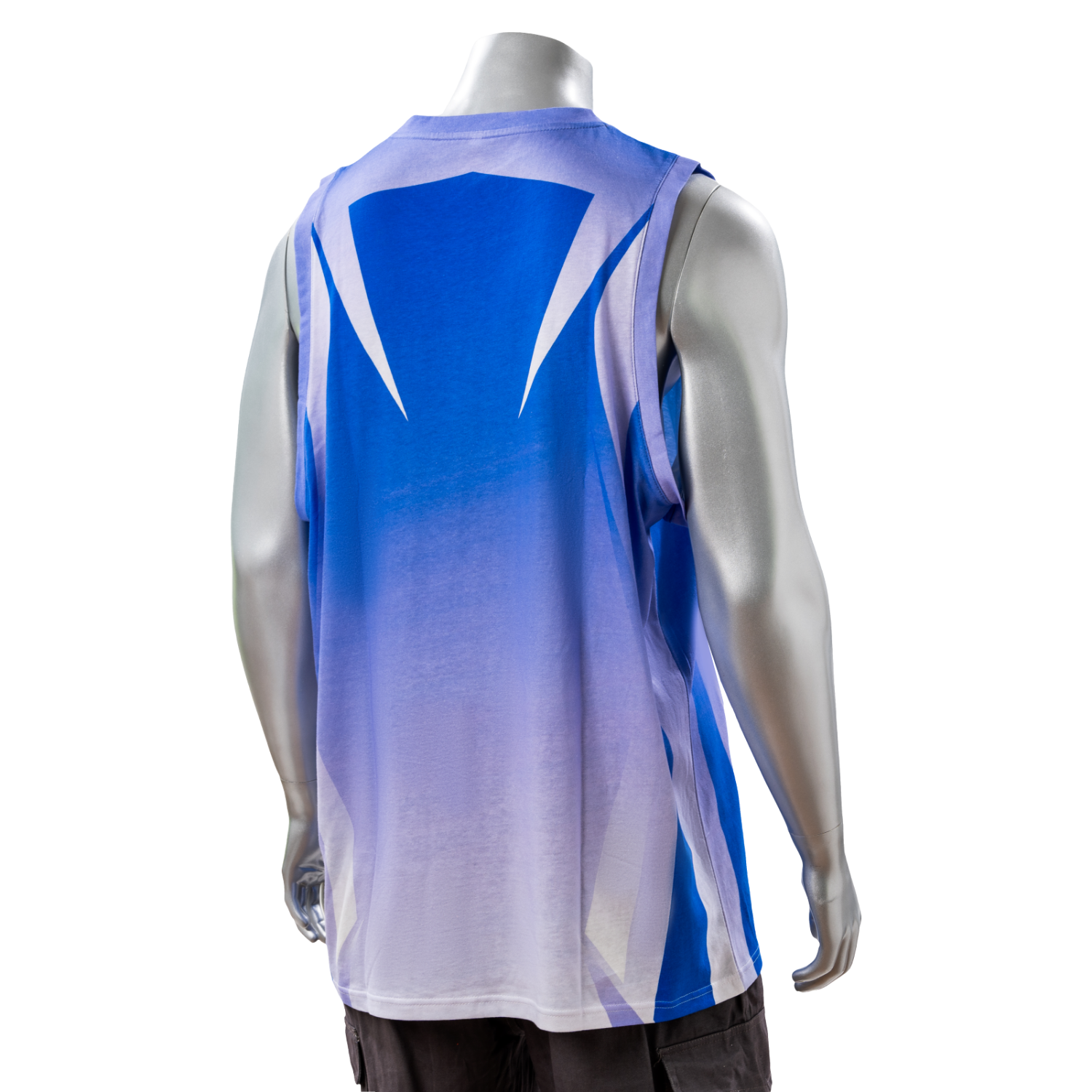 100% Cotton Full Color Reactive Digital Print Men's Tank Top - 5.3 oz 3
