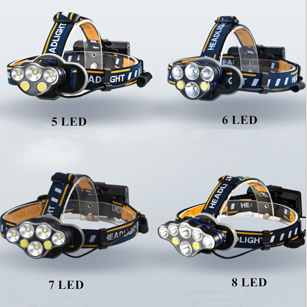 Ultra Bright Head Light 7  LED Headlamp 2