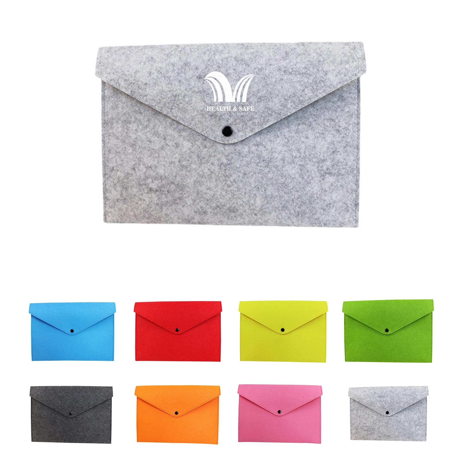 Felt File Folder Organizer Envelopes Durable Document Bag 1