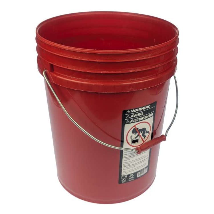5 Gallon Plastic Bucket - Red 1