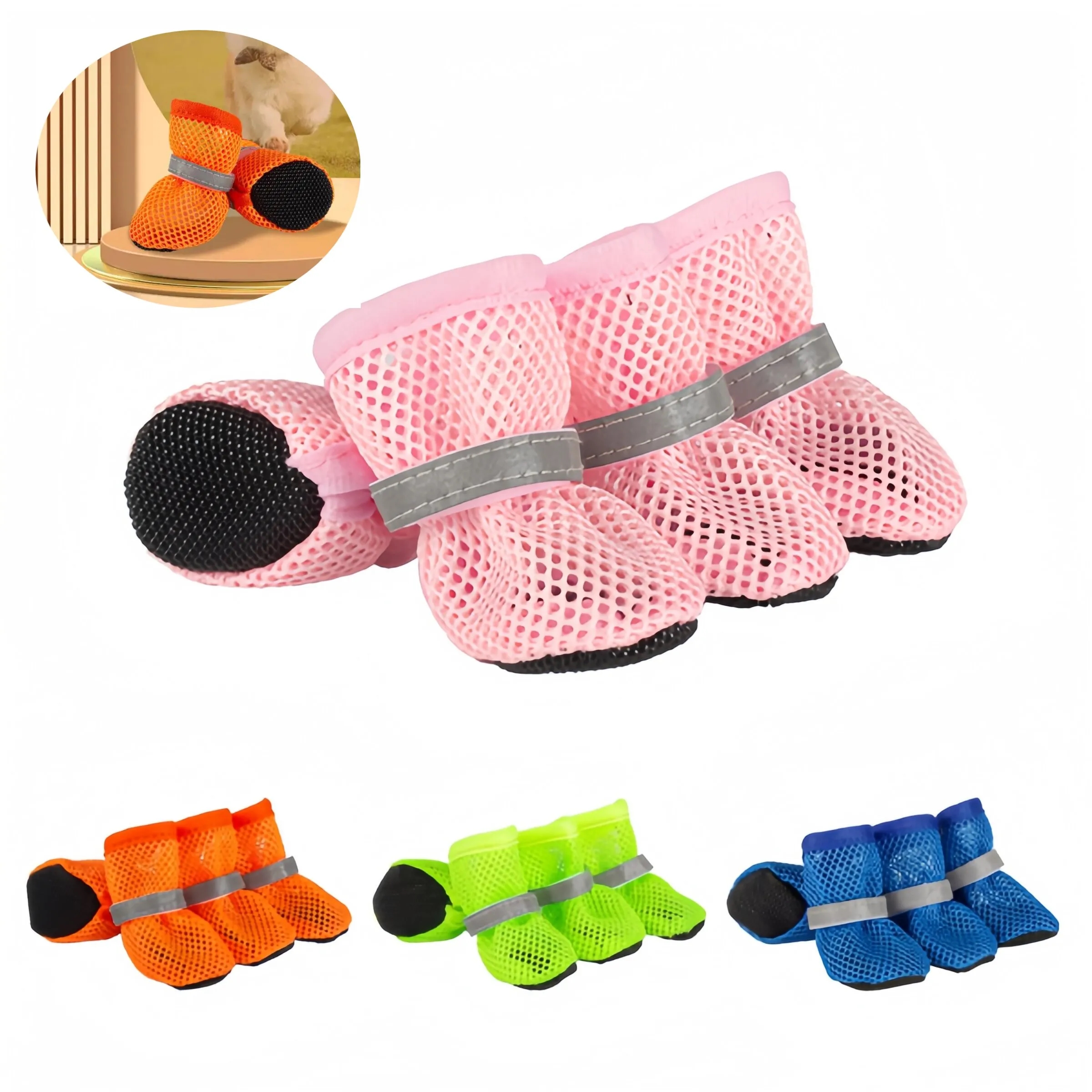 Pet Dog Anti-slip Shoes Protective Foot Cover 2
