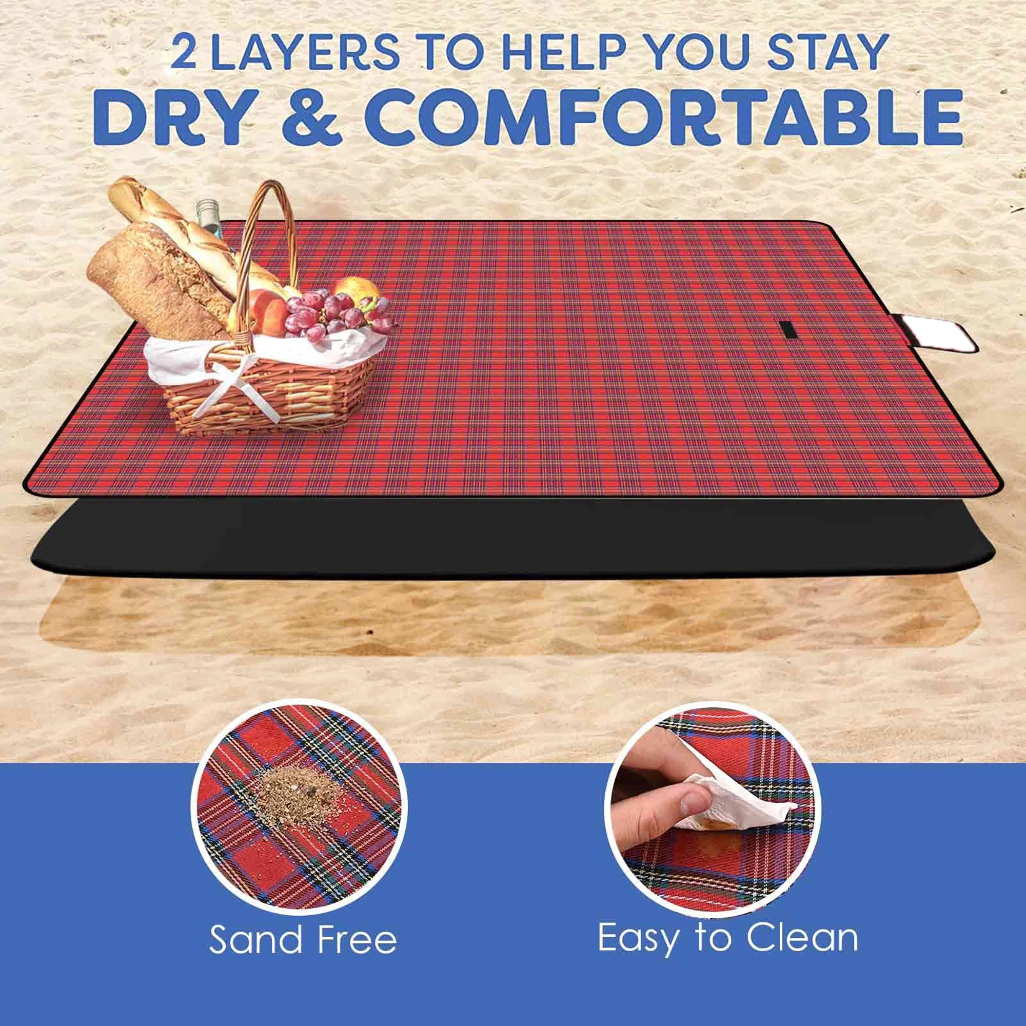 Roll Up Picnic Blankets 6