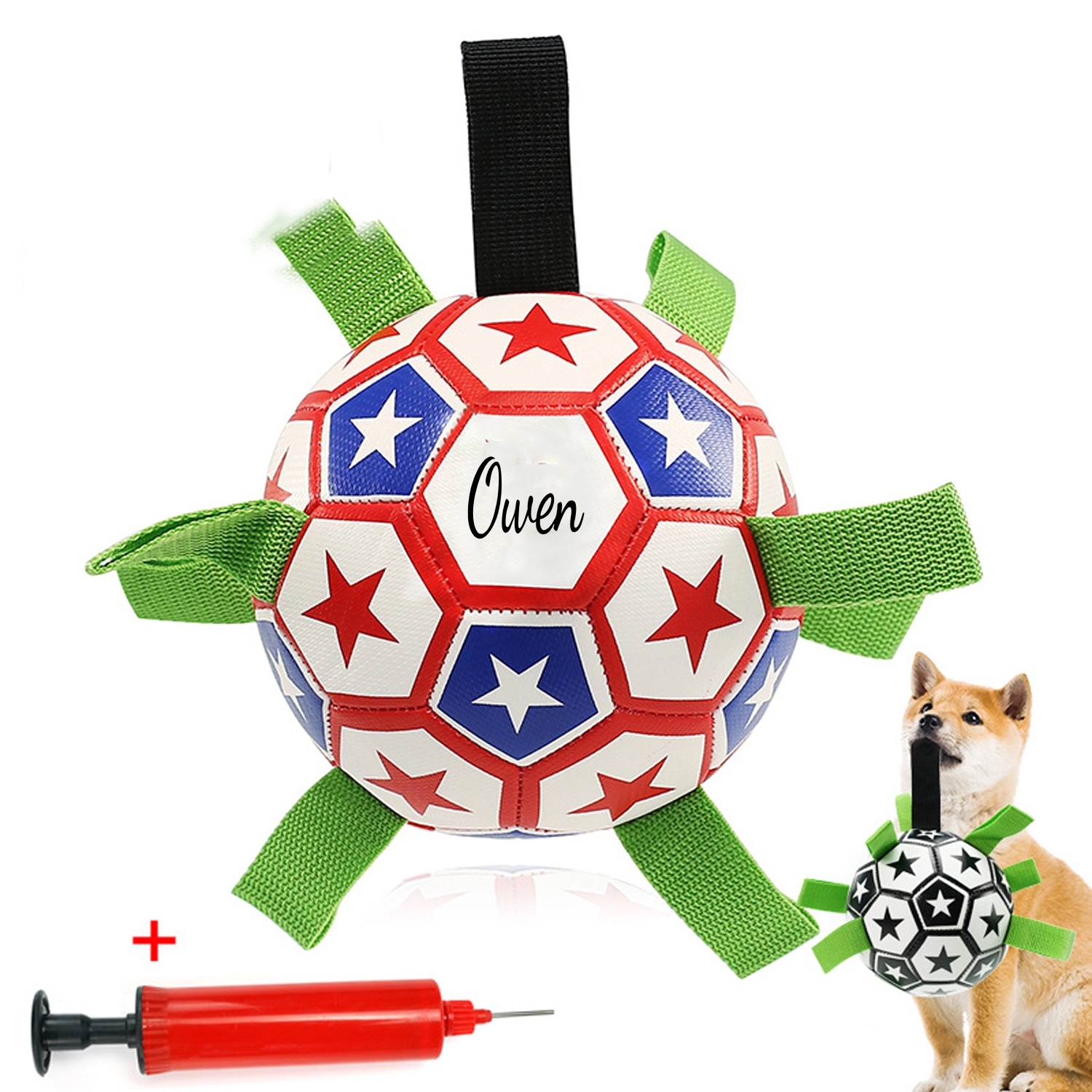 Dog Soccer Toy w/ Rope 2