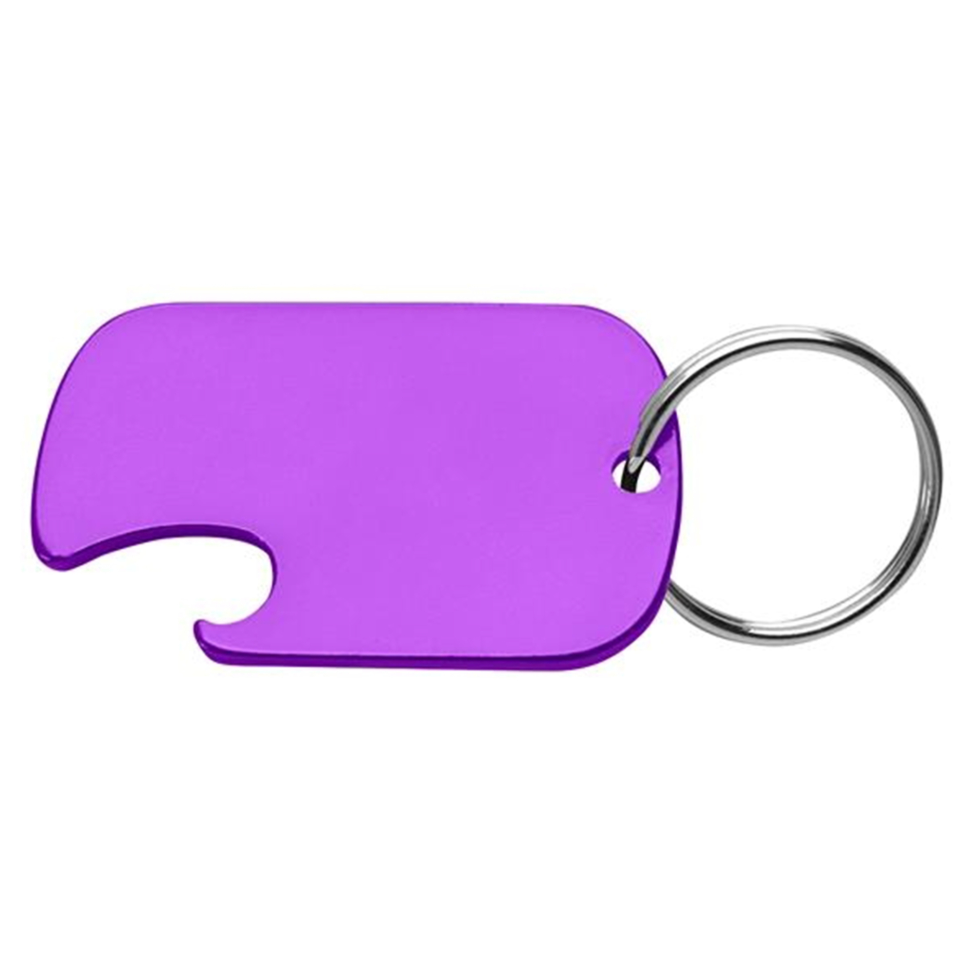 Dog Tag-Shaped Bottle Opener w/Key Ring 5