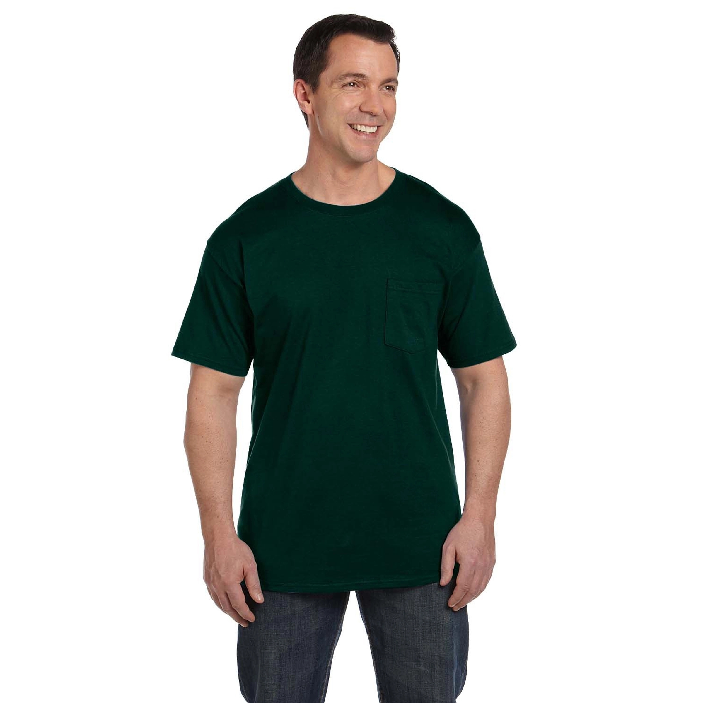 Hanes Adult 6.1 oz Beefy-T with Pocket 3