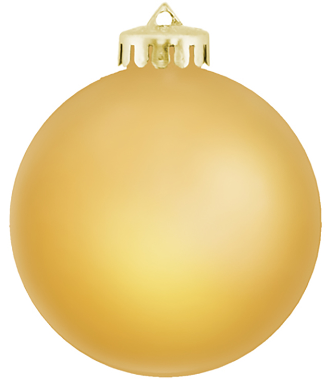 Round Satin Finish Shatterproof Ornaments 1