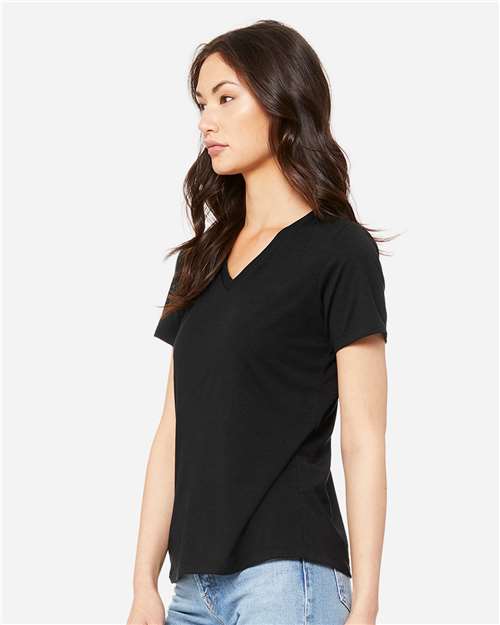 Women's Relaxed Triblend V-Neck Tee - 6415 65