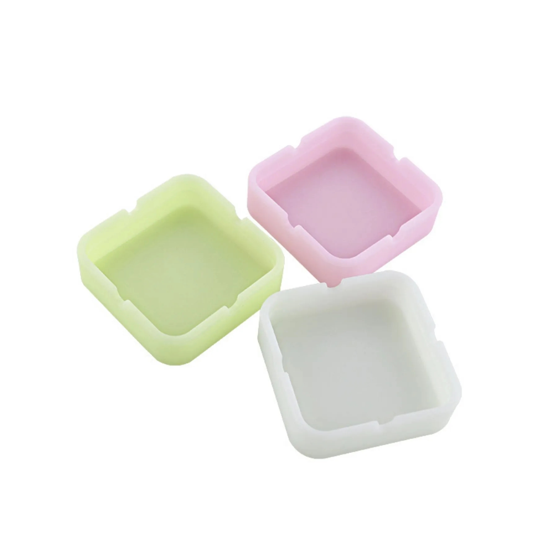 Square Silicone Ashtray 1