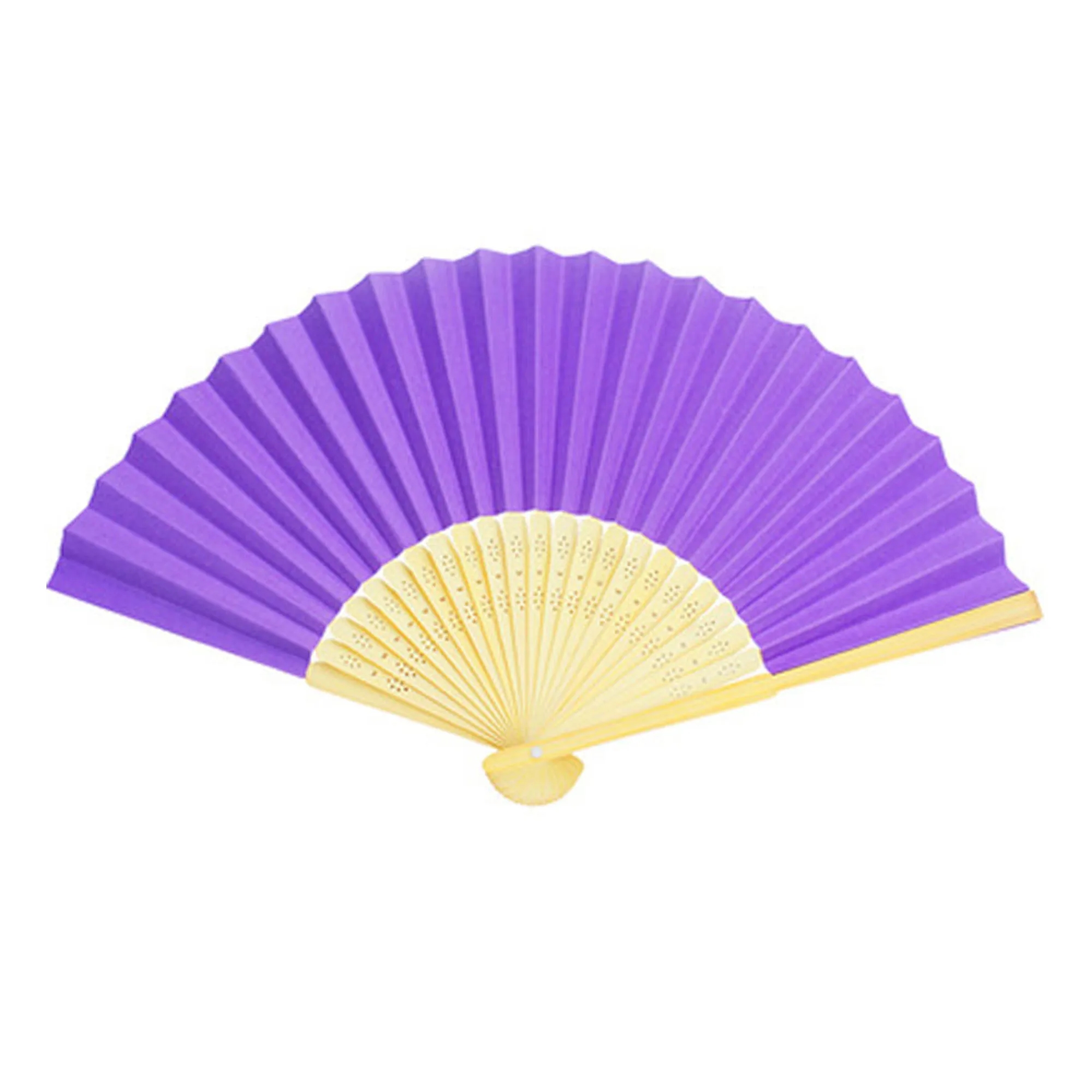 Bamboo Hand Held Folding Fan 2