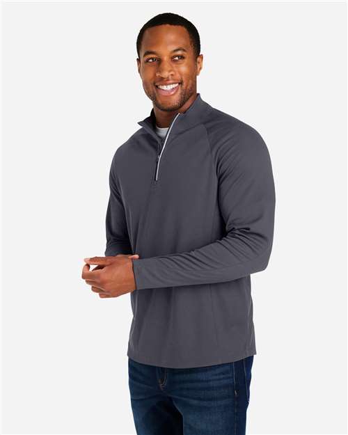 Men's Origin Performance Pique Quarter-Zip Pullover - CE418 8