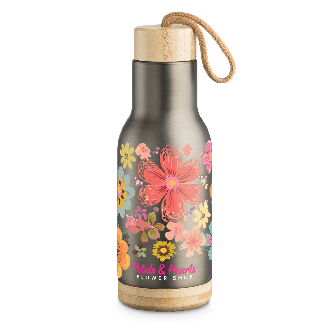 Arya Double Wall SS Vacuum Bottle - 16oz, custom water bottle with logo imprint 5