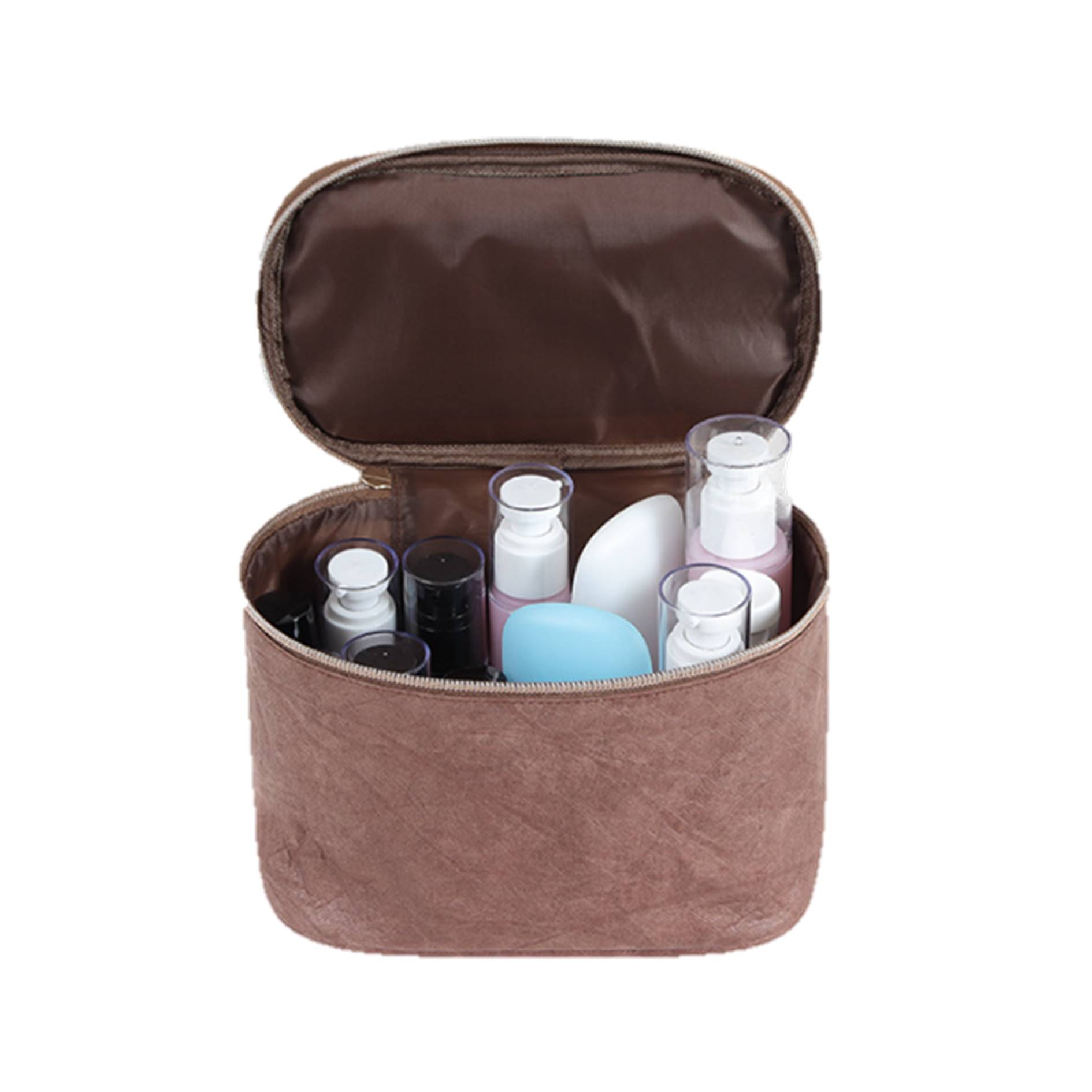 Large Capacity Tyvek Barrel Cosmetic Bag 5
