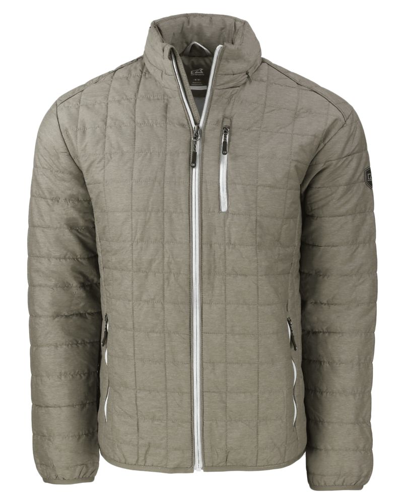 Cutter & Buck Rainier Recycled Insulated Puffer Mens Full Zip Jacket 82