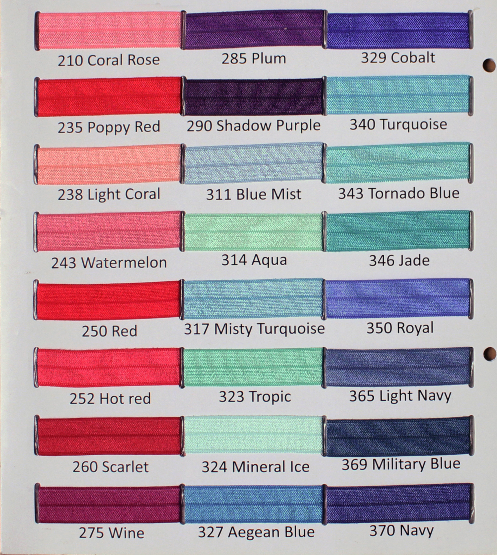 96 Styles Elastic Fabric Hair Accessories 3