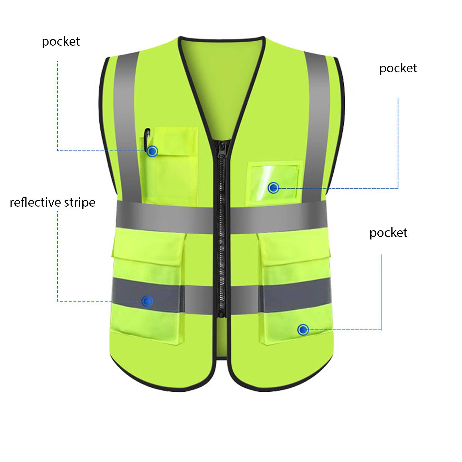High Visibility Safety Reflective Vest 5