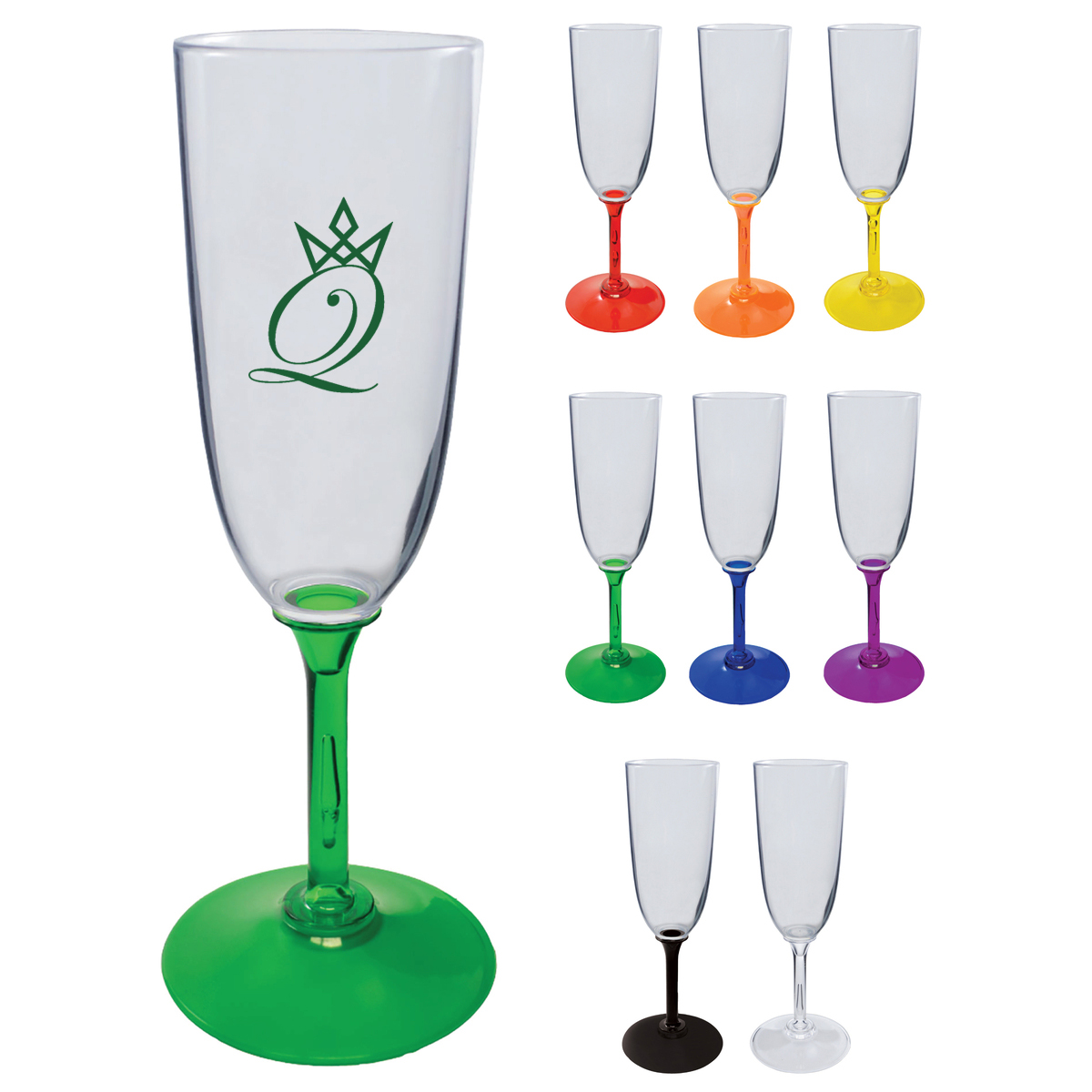7oz Acrylic Champagne Flute