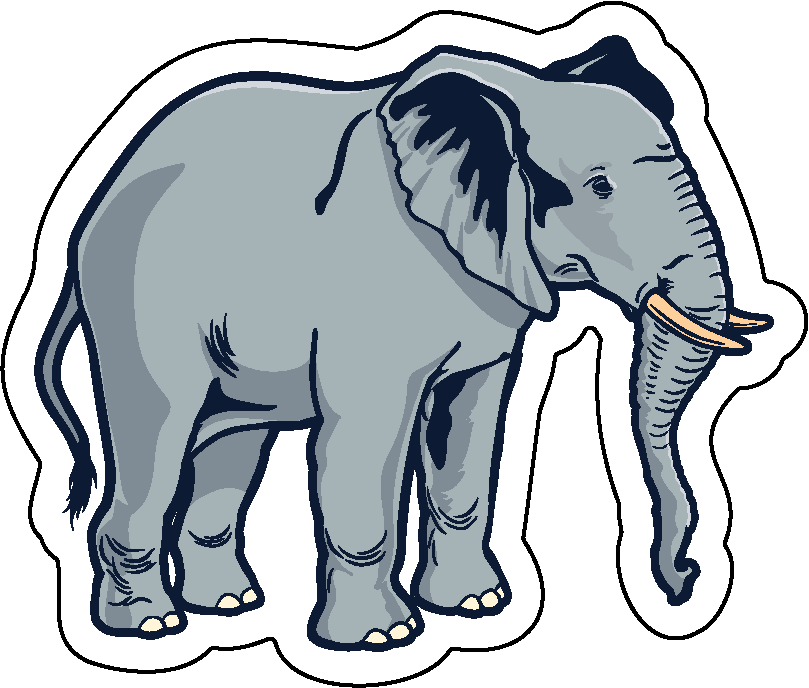 Stock Shape 1/4" Acrylic Magnet - USA Made