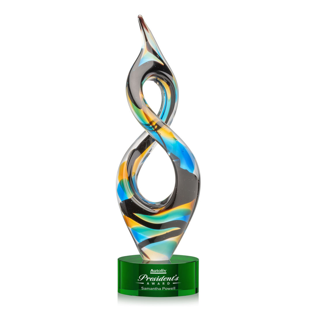 Cosenzo Award on Marvel Base - Green 3