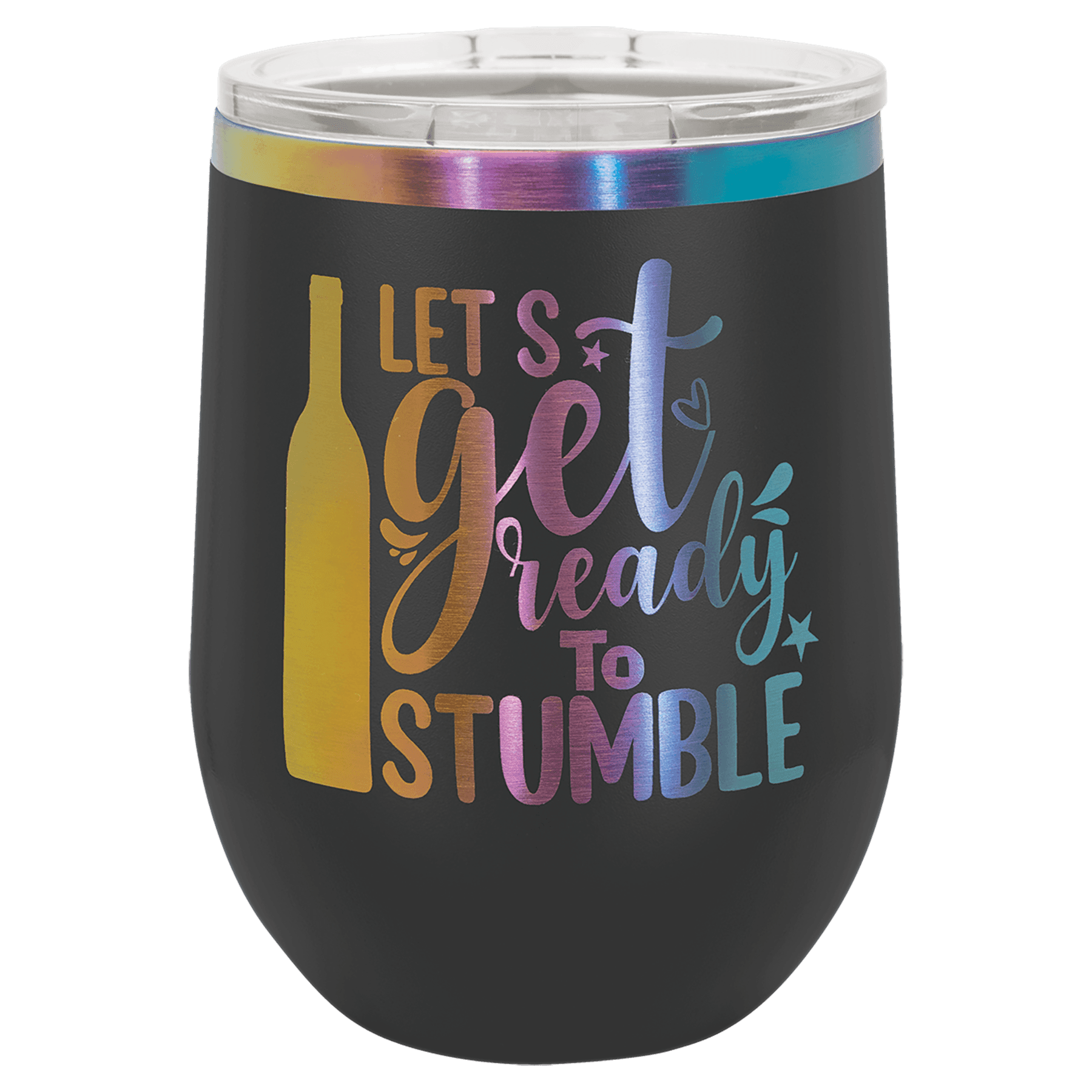 Polar Camel 12 Oz. Vacuum Insulated Stemless Wine Tumbler With Lid 15
