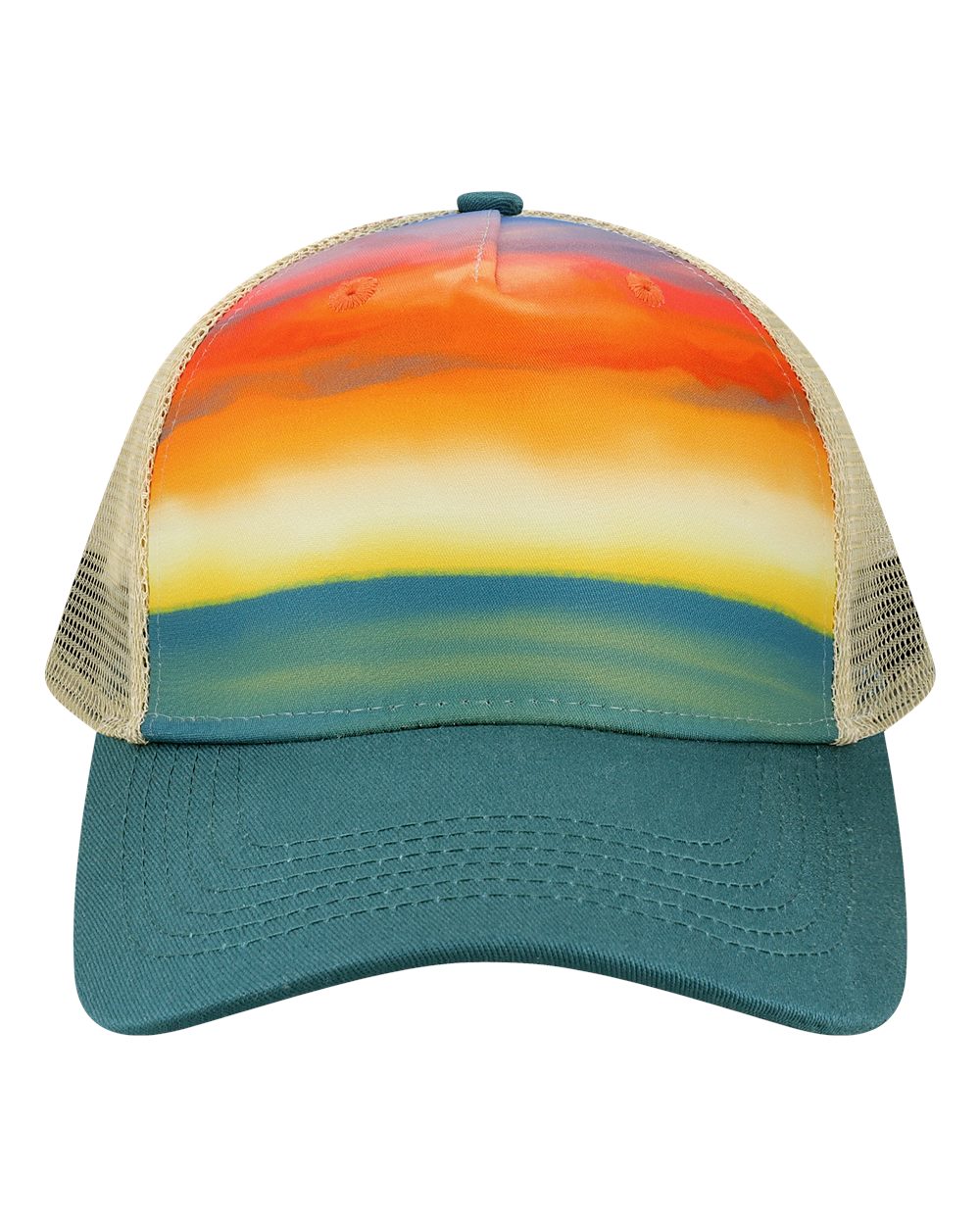 Printed Five-Panel Trucker Cap - 5PTKR 42